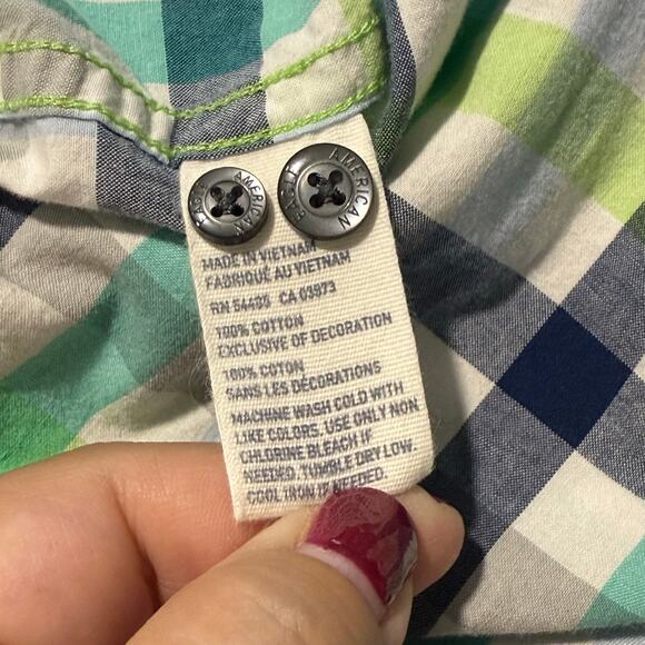 American Eagle Prep Fit Button Down - Medium - Picture 6 of 7